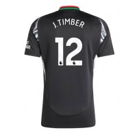 Camisa de Futebol Arsenal Jurrien Timber #12 Equipamento Secundário 2024-25 Manga Curta